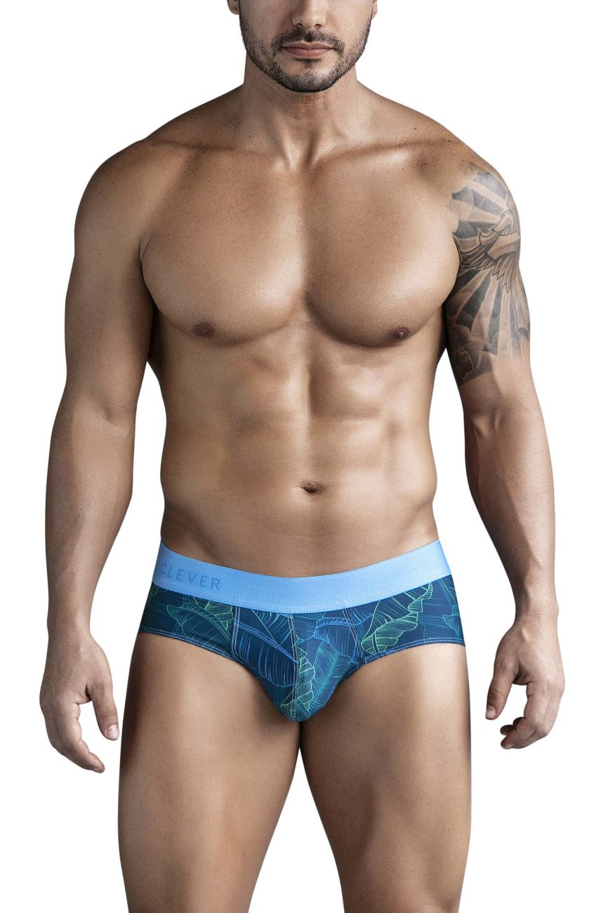 Clever Moda Men's Underwear 1728 Shape Briefs Color Dark Blue