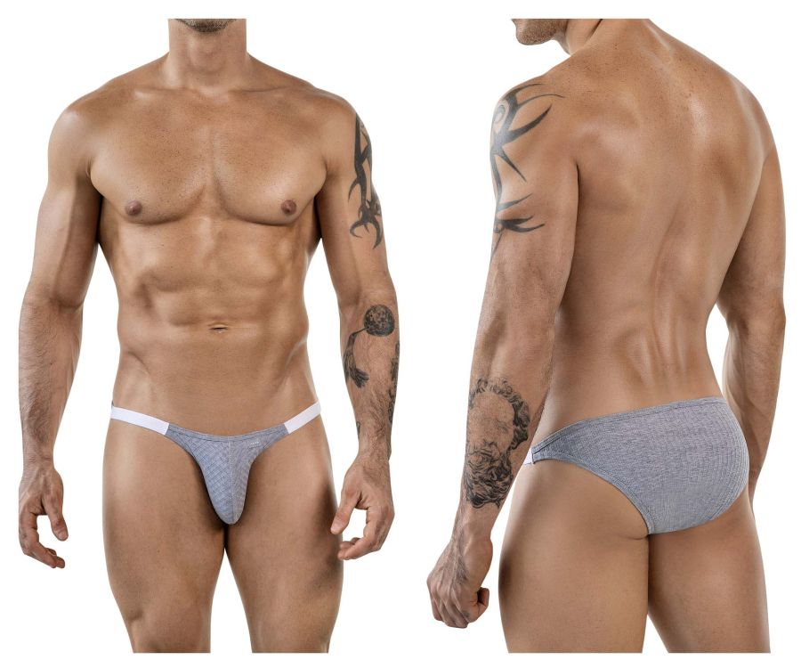 Clever Moda Men's Underwear 1846 Mantra Bikini Color Gray