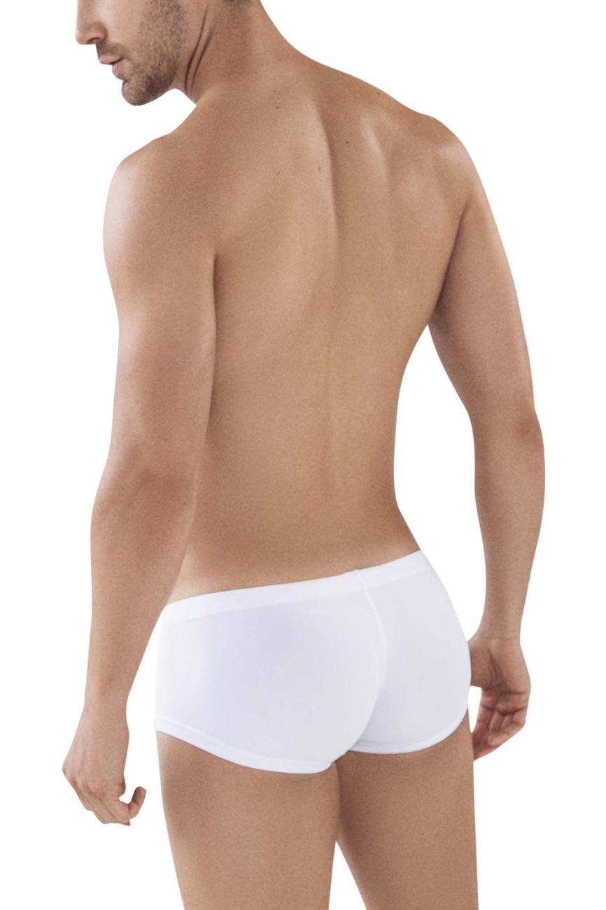 Clever Moda Men's Underwear 2373 Australian Latin Boxer Briefs Color White