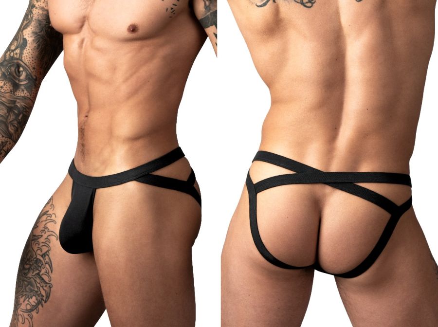 Male Power Men's Underwear 394-308 Eco Cozy Jockstrap Color Black