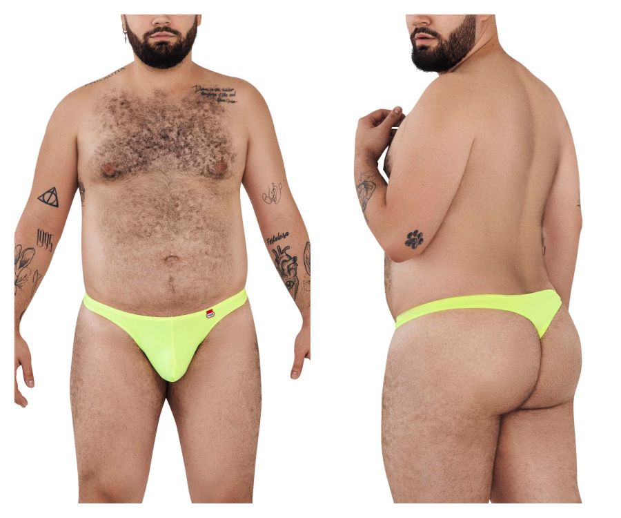 Pikante Men's Underwear PIK 0978X Angola Thongs Color Green