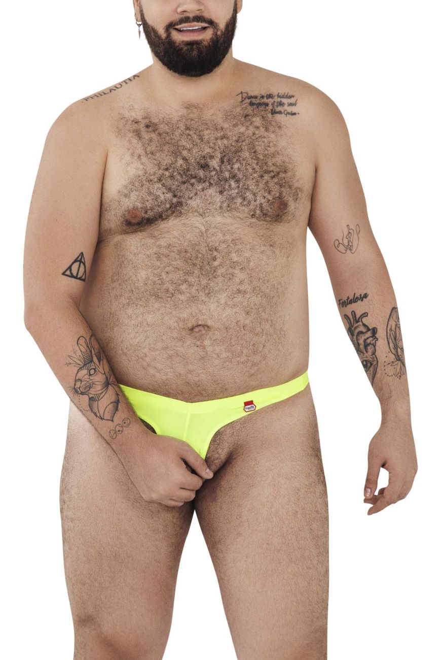 Pikante Men's Underwear PIK 0980X Angola Ball Lifter C-Ring Color Green