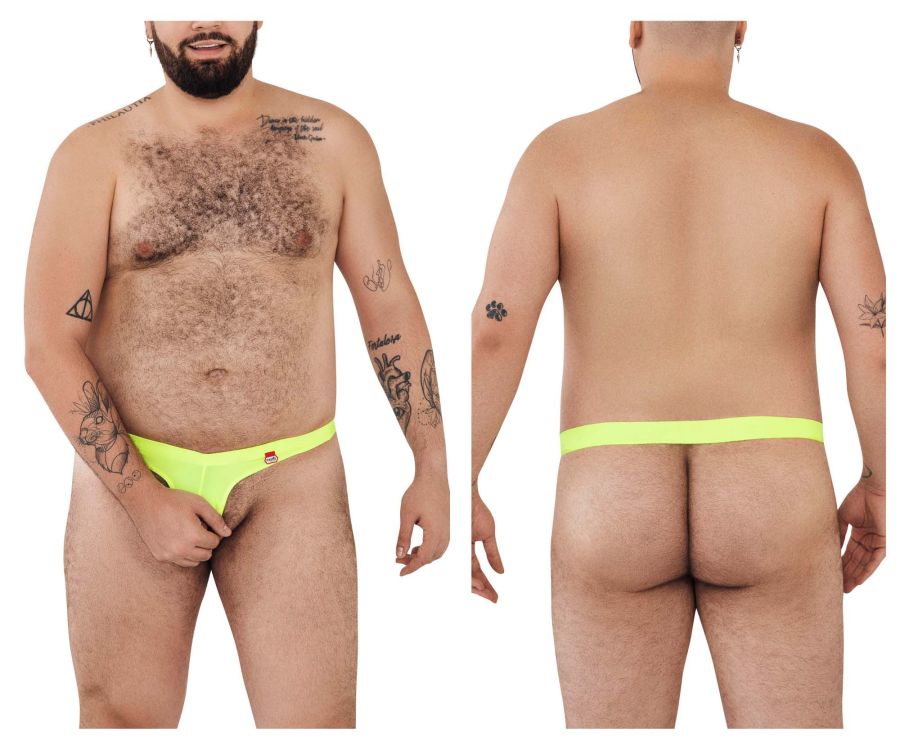 Pikante Men's Underwear PIK 0980X Angola Ball Lifter C-Ring Color Green