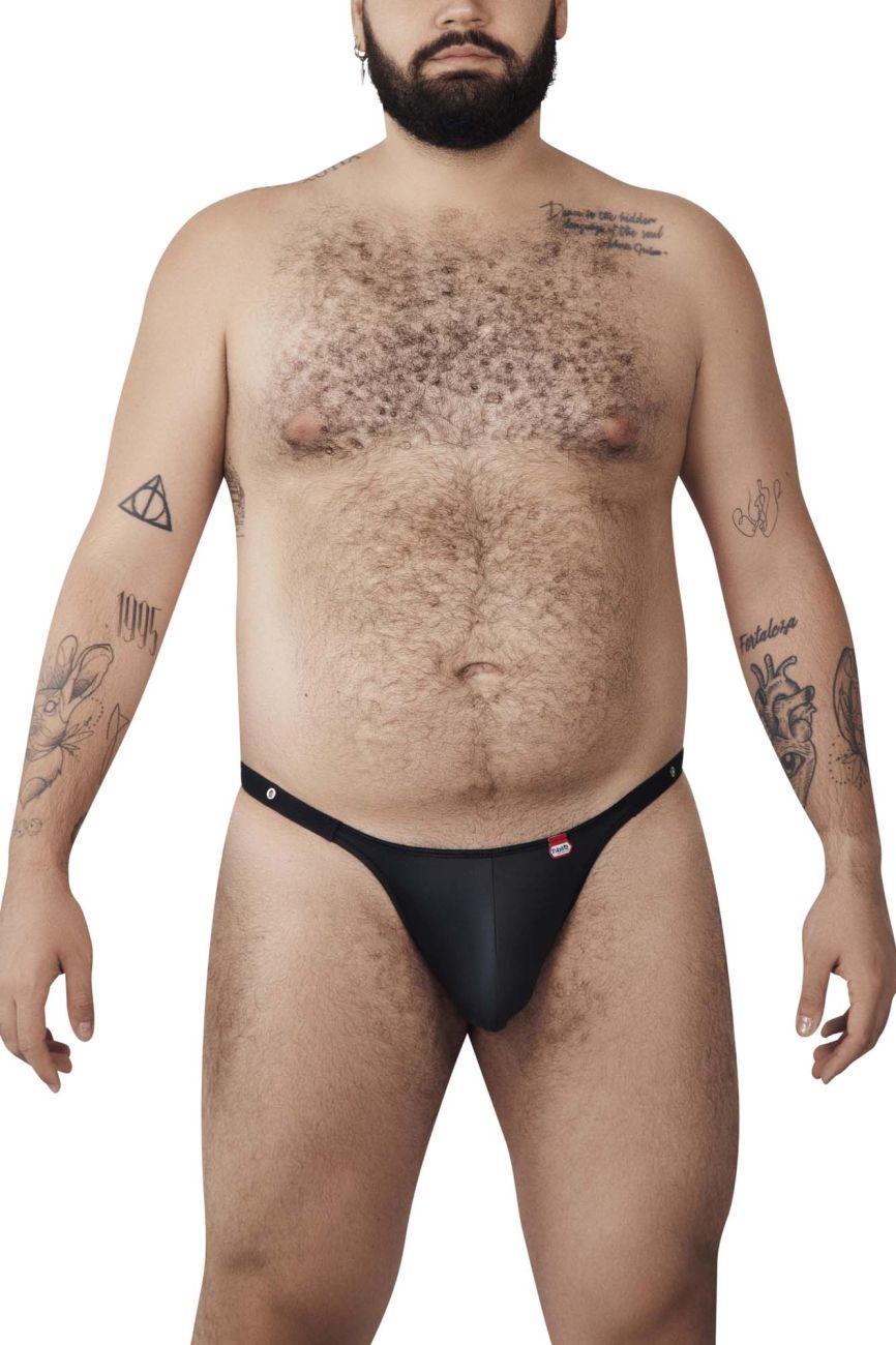 Pikante Men's Underwear PIK 1025X Perusa Thongs Color Black