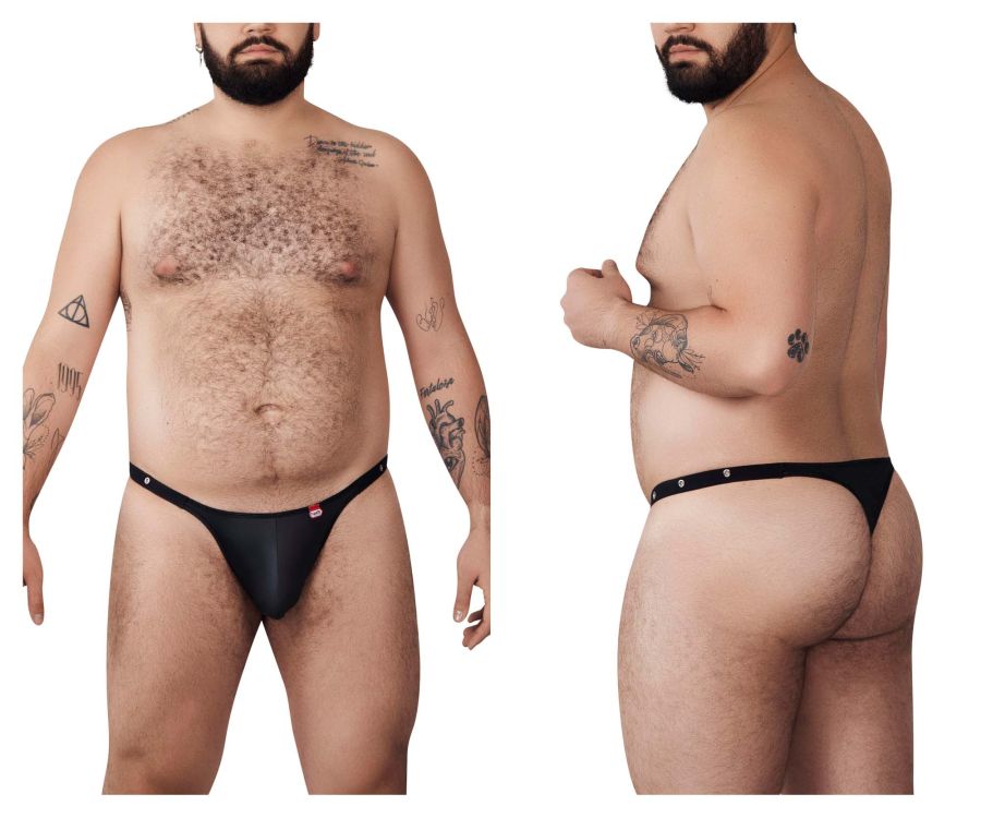 Pikante Men's Underwear PIK 1025X Perusa Thongs Color Black
