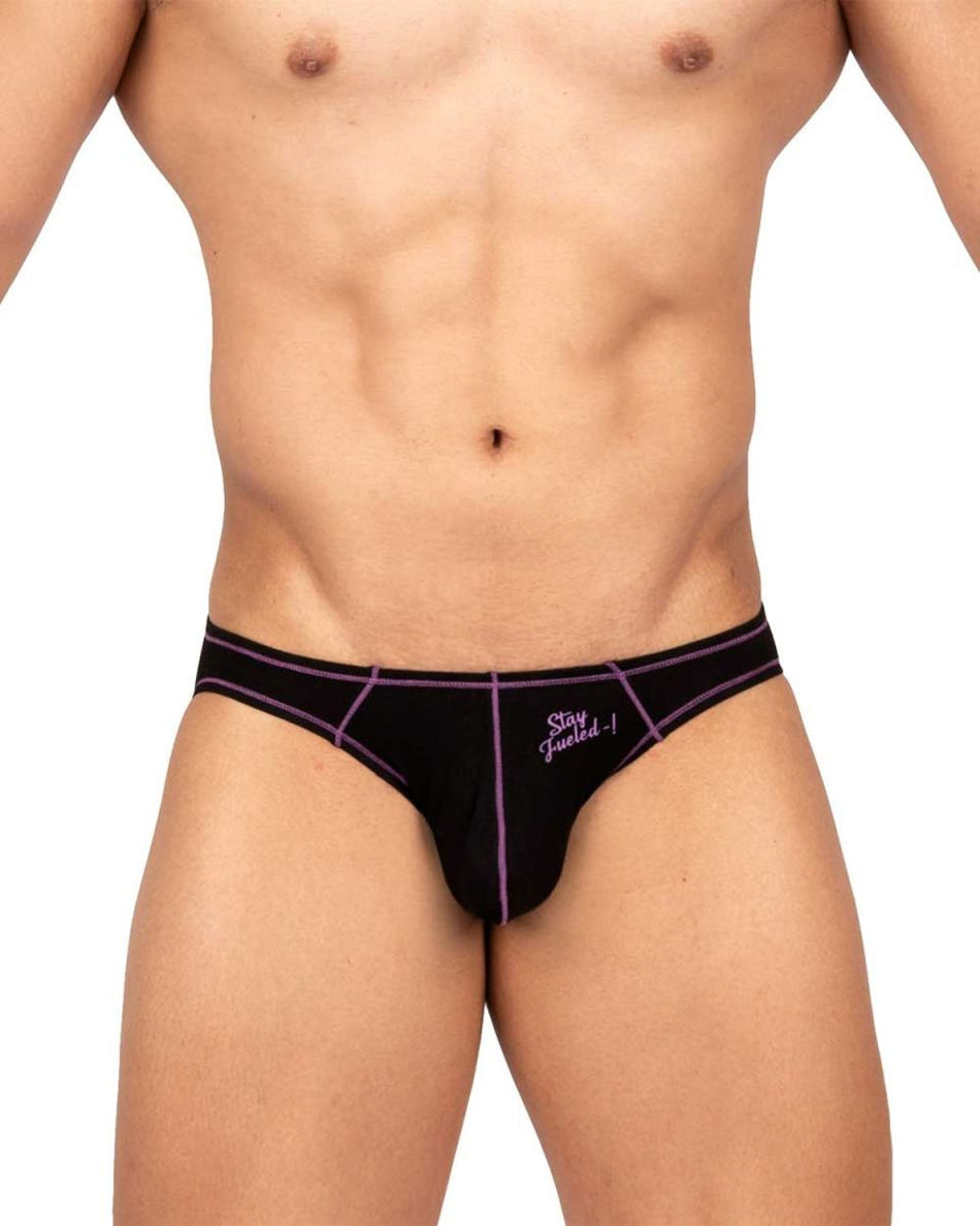 Private Structure Men's Underwear EPUS4563 Prime Eutopia Bikini Brief Color Charcoal