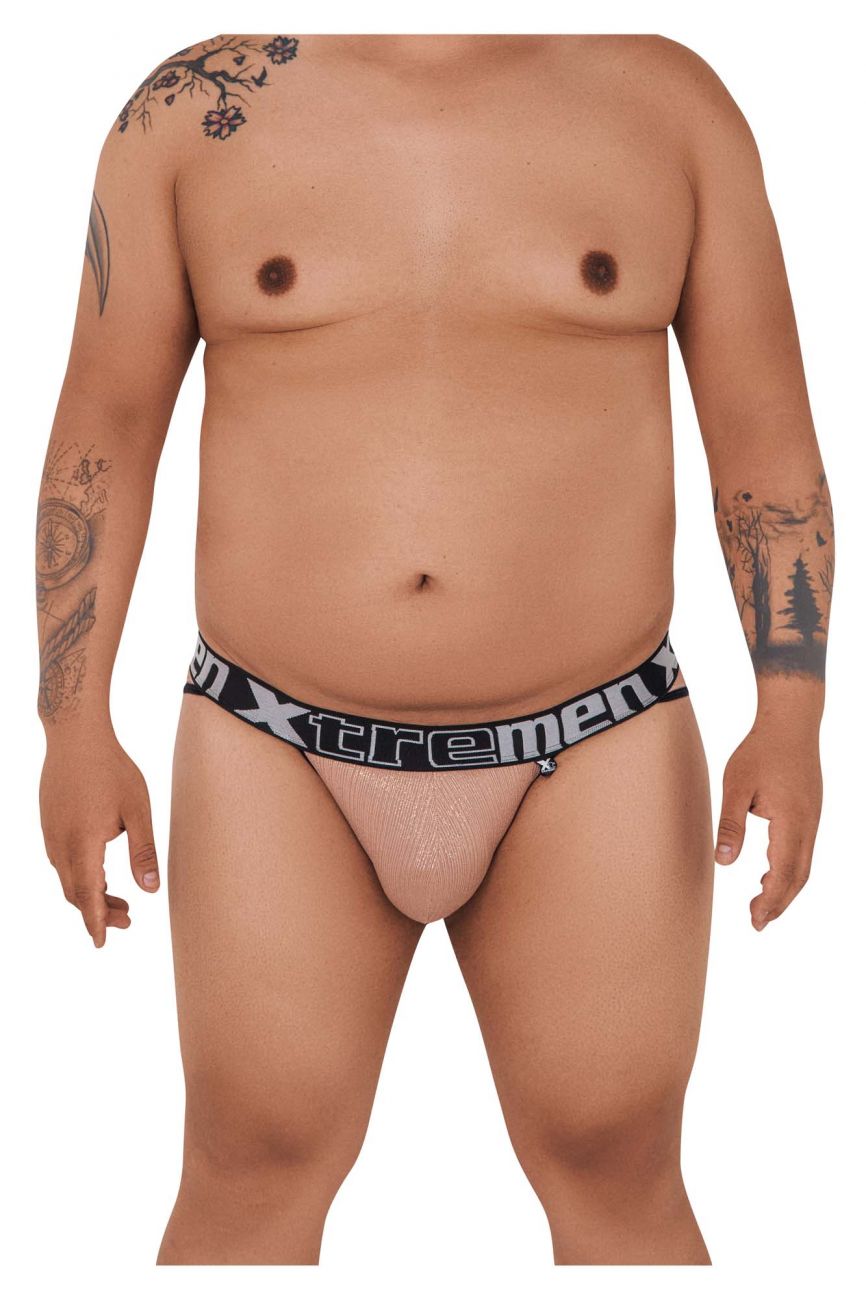 Xtremen Men's Underwear 91089X Frice Microfiber Bikini Color Pink
