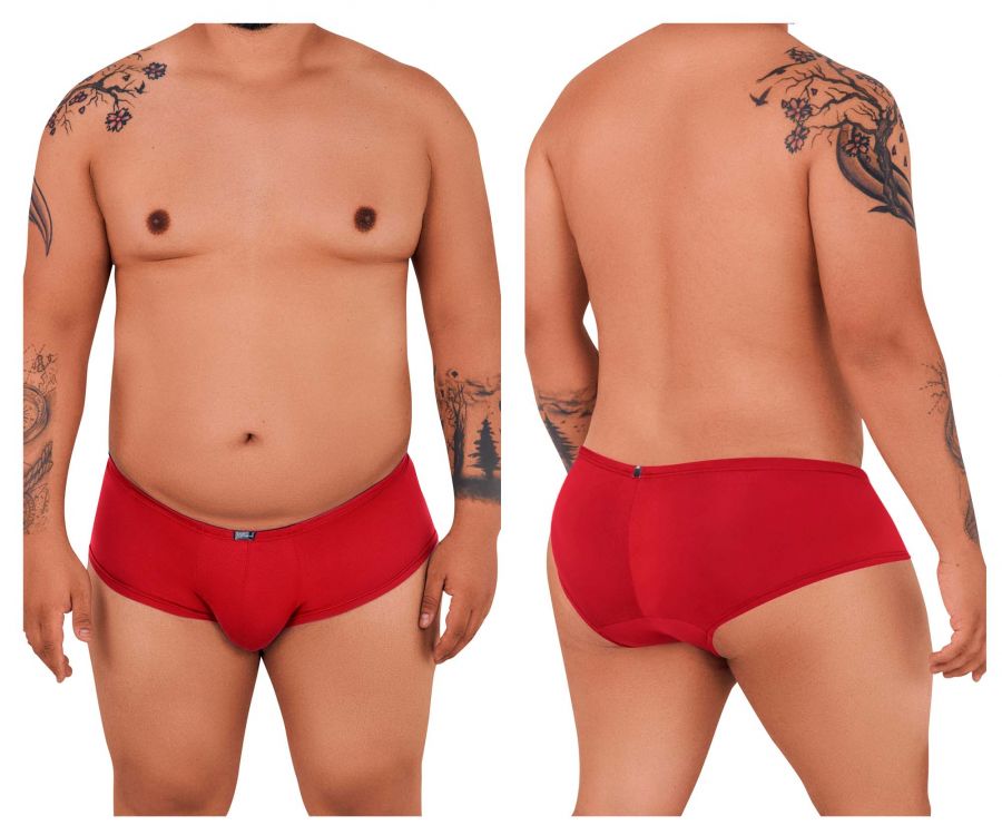 Xtremen Men's Underwear 91103X Microfiber Trunks Color Red