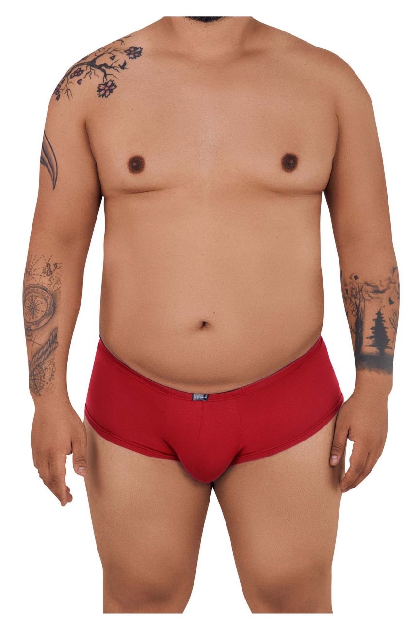Xtremen Men's Underwear 91103X Microfiber Trunks Color Red