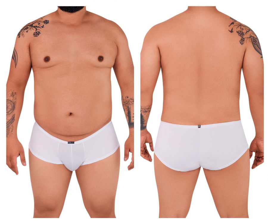 Xtremen Men's Underwear 91103X Microfiber Trunks Color White
