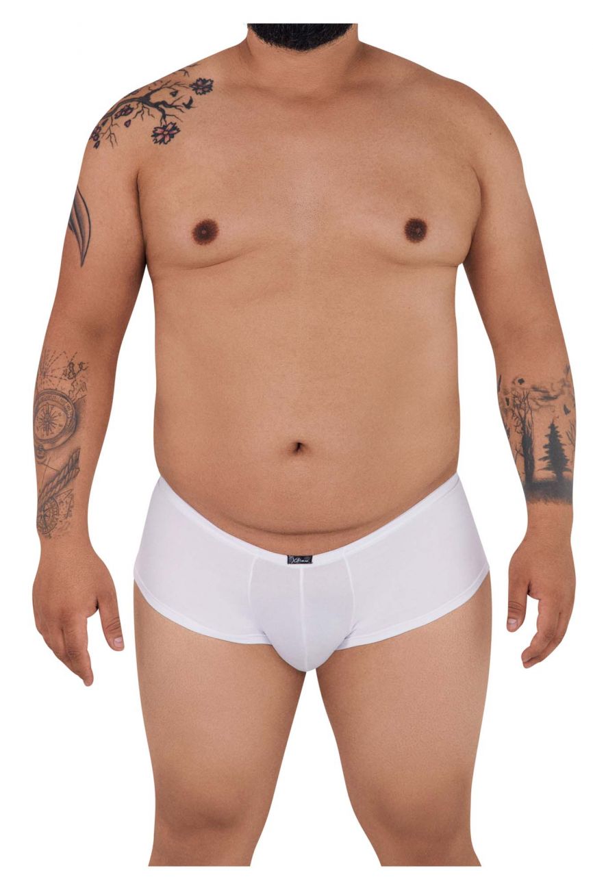 Xtremen Men's Underwear 91103X Microfiber Trunks Color White