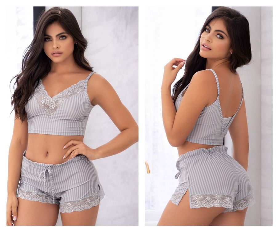 Two Piece Pajama Set. Top and Shorts
